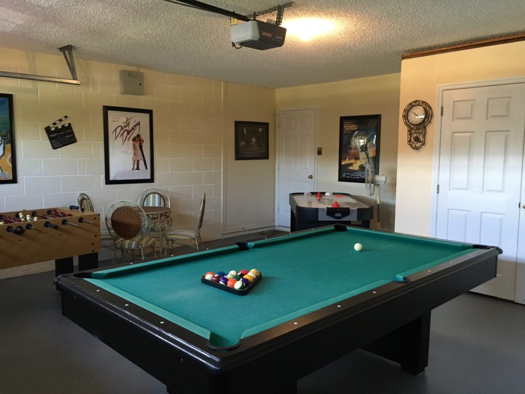 Garage and Games Room